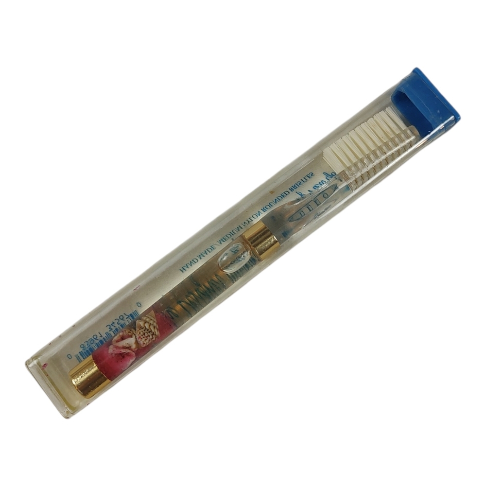 Vintage Frutiger Aero Designer Toothbrush Alan Stuart Sea Shells in Case